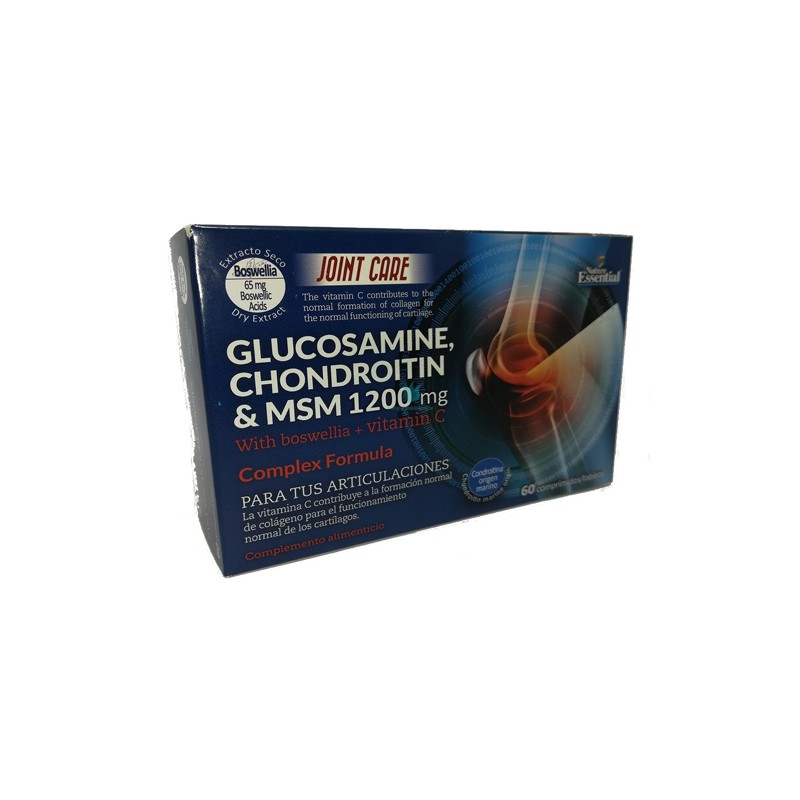 Glucosamina + Condroitina + MSM 1000 mg. Nature Essential