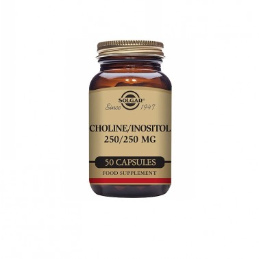 Colina Inositol 250/250 mg Solgar, 50 cap