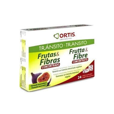 Frutas y Fibra concentrado 24 cubitos Ortis