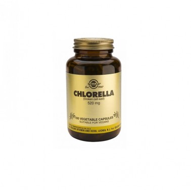 Chlorella (de pared celular rota) Solgar, 100 vegicaps
