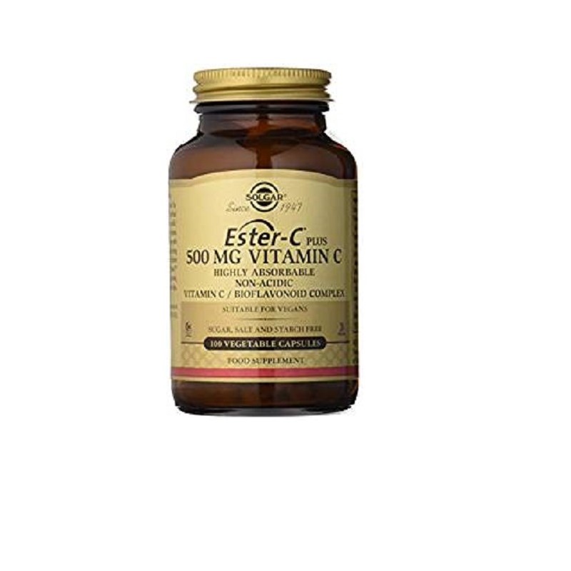 Ester C Plus 500 mg Solgar, 50 vegicaps.