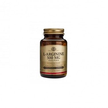 L-Arginina 500 mg Solgar, 50 vegicaps