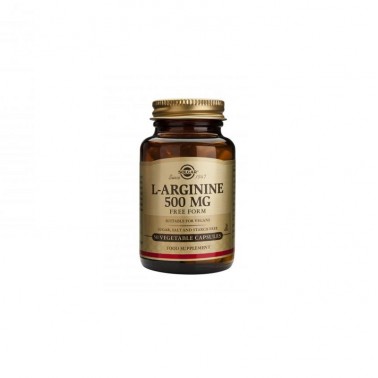 L-Arginina 500 mg Solgar, 50 vegicaps