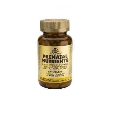 Nutrientes Prenatales Solgar, 60 comp.
