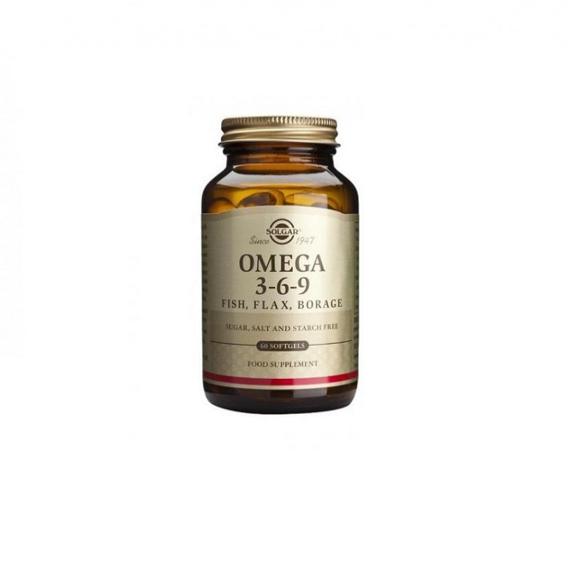 Omega 369 Solgar, 60 cap. gel blandas