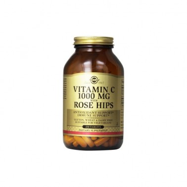Vitamina C 1000 mg. Rose Hips Solgar 250 cap
