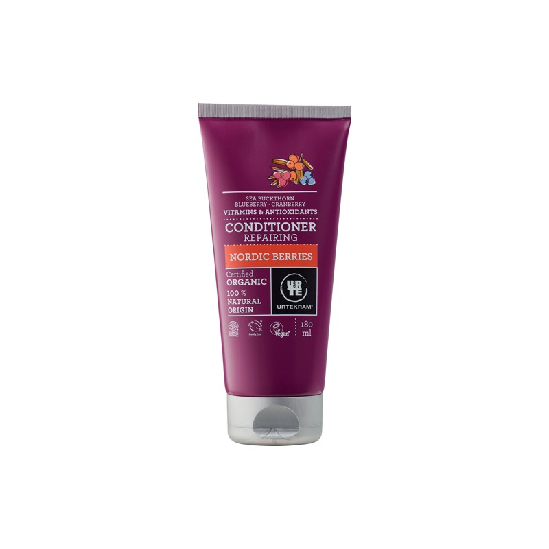 Acondicionador Frutos Rojos Urtekram, 180 ml.