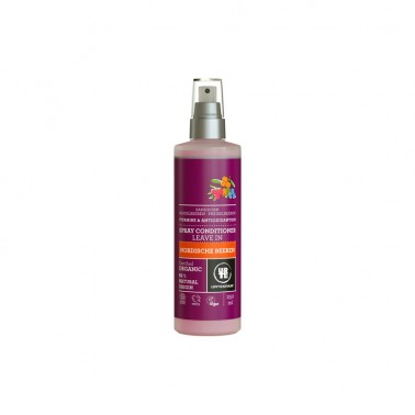 Acondicionador Frutos Rojos Spray Urtekram, 250 ml.