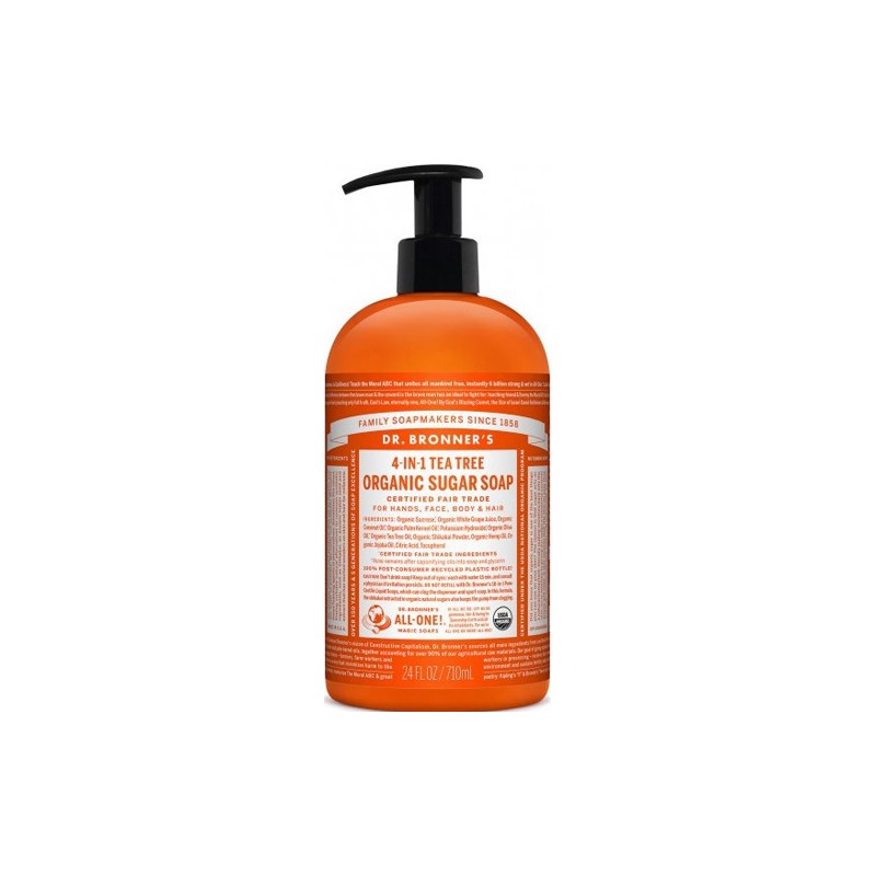 Jabón de azúcar árbol del te Dr. Bronner´s