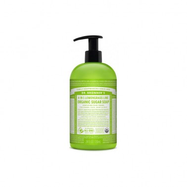 Jabón de azúcar Lemongrass-lima Dr. Bronner´s