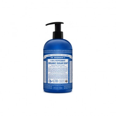 Jabón de azúcar Menta Dr. Bronner´s, 710 ml
