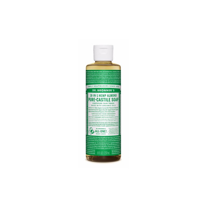 Jabón Líquido almendras Dr. Bronner´s 240 ml.