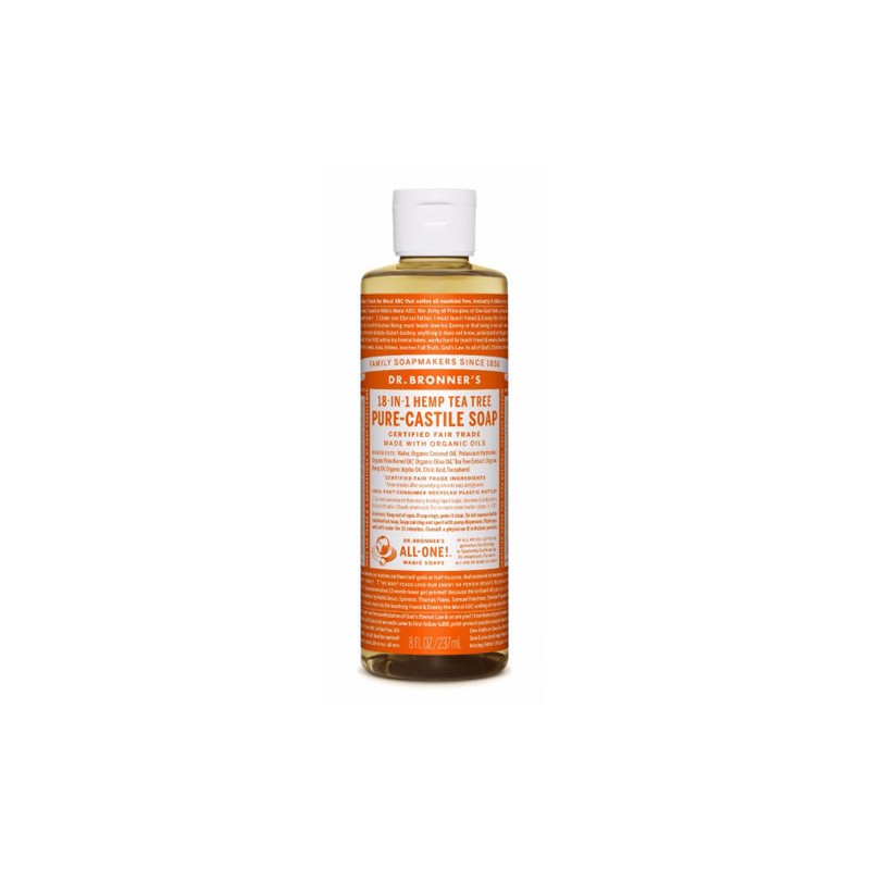 Jabón Líquido árbol del te Dr. Bronner´s 240 ml.