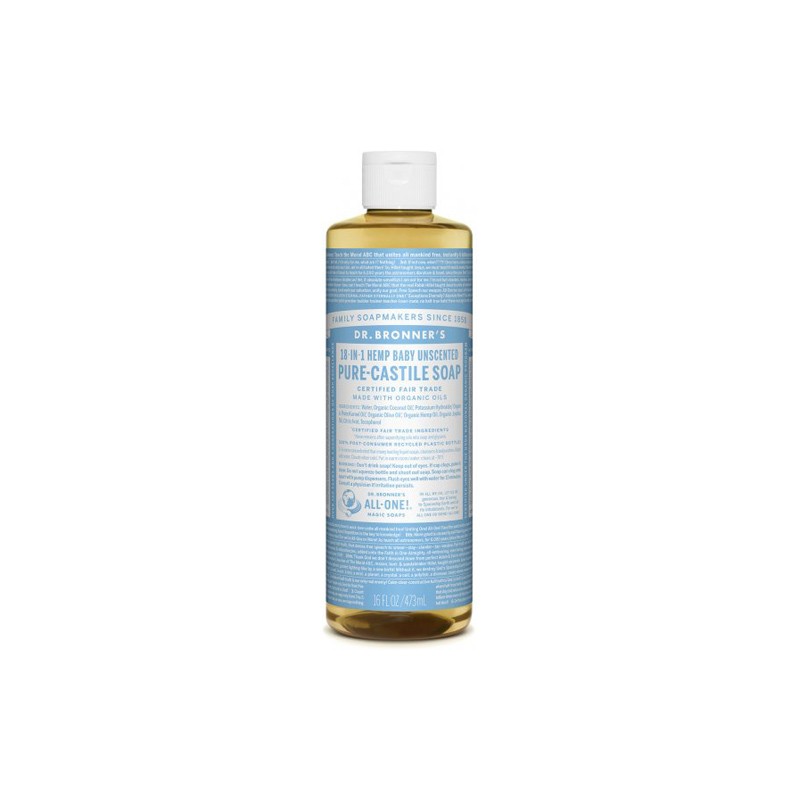 Jabón Líquido Bebé Neutral Dr. Bronner´s, 475 ml.