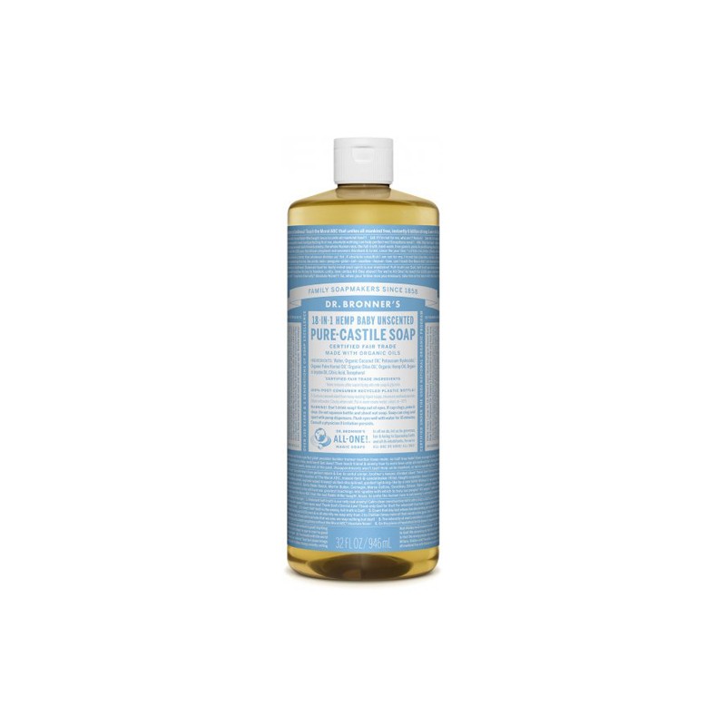 Jabón Líquido Bebé Neutral Dr. Bronner´s, 945 ml.