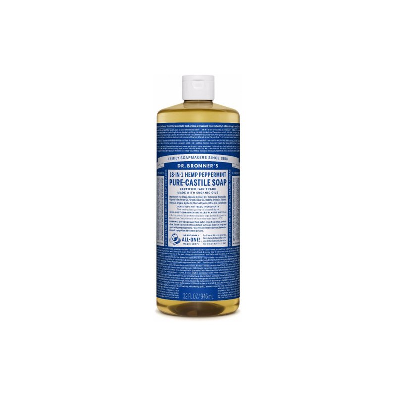 Jabón Líquido Menta Dr. Bronner´s 945 ml.