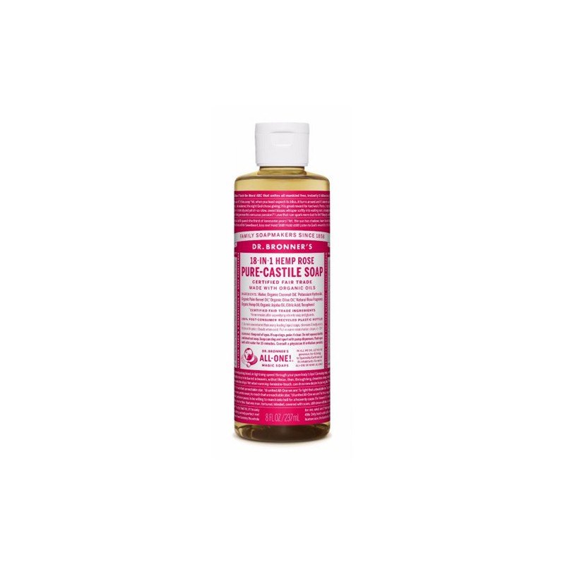 Jabón Líquido Rosas Dr. Bronner´s 240 ml.