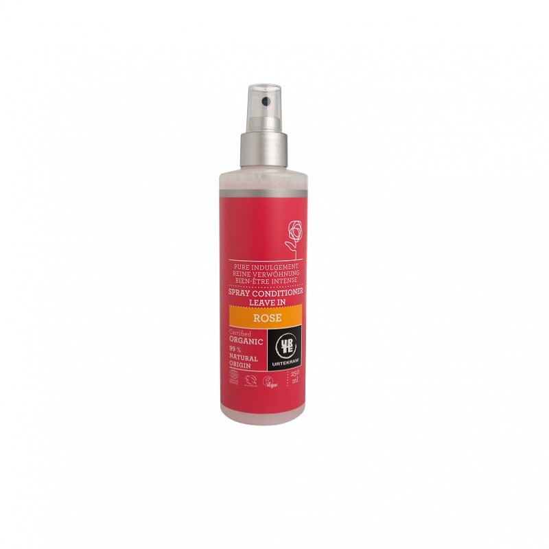 Acondicionador Rosas Spray Urtekram, 250 ml.