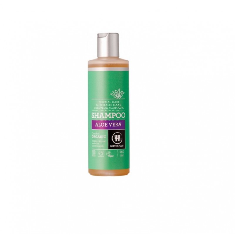 Champú Aloe Vera Cabello Normal Urtekram, 250 ml.