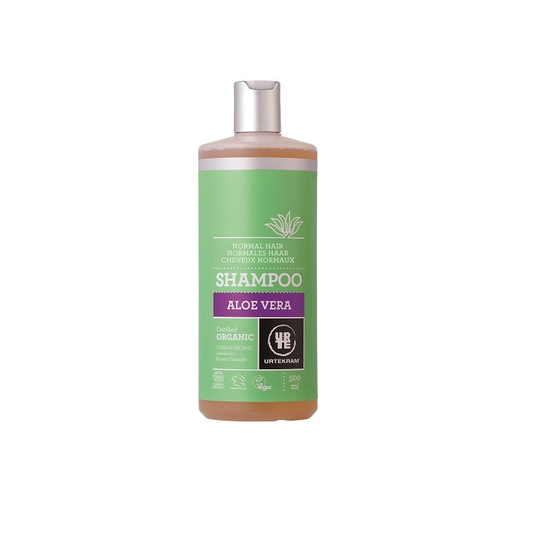 Champú Aloe Vera Cabello Normal Urtekram, 500 ml.
