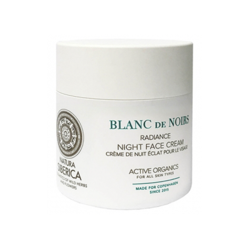 Crema Facial Noche Radiance Balnc de Noirs Natura Siberica
