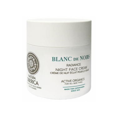 Crema Facial Noche Radiance Balnc de Noirs Natura Siberica