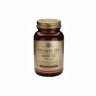 Vitamina D3 4000 iu 100 mg Solgar