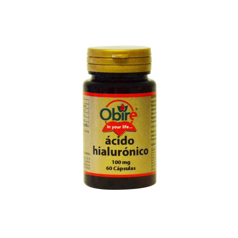 Acido Hialurónico 100 mg Obire, 60 cap.