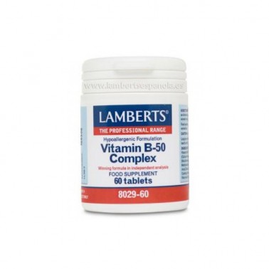 Vitamina B-50 Complex Lamberts, 60 comp.