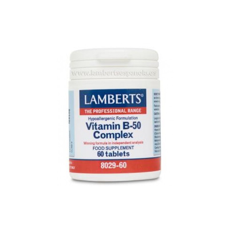 Vitamina B-50 Complex Lamberts, 60 comp.