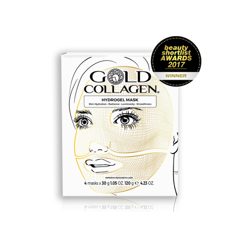 Gold Collagen Hydrogel Mask, 4 un.