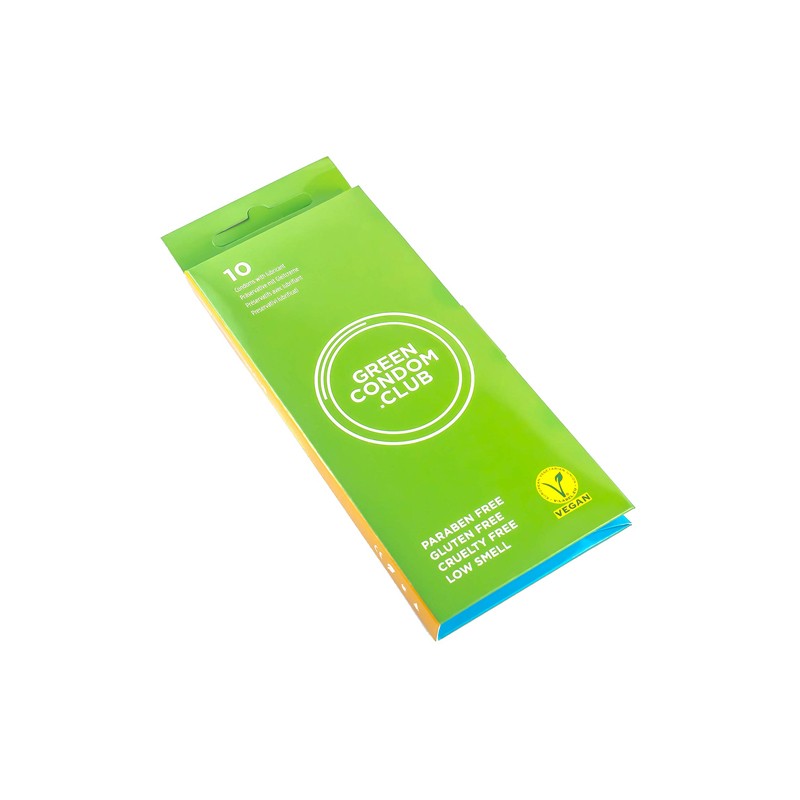 Preservativos veganos Green Condom Club, 10 un.