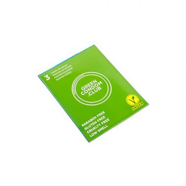 Preservativos veganos Green Condom Club, 3 un.