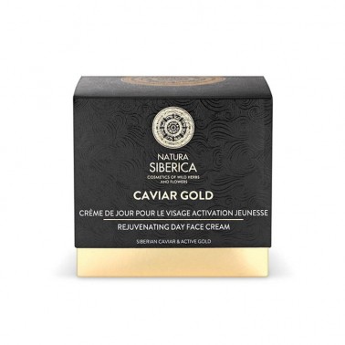 Caviar Gold Crema de Día Rejuvenecedora Natura Siberica, 50 ml.