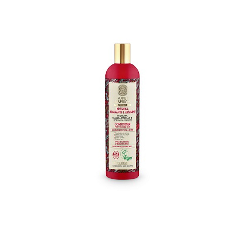 Super Siberica Acondicionador Cabello Teñido Natura Siberica, 400 ml.