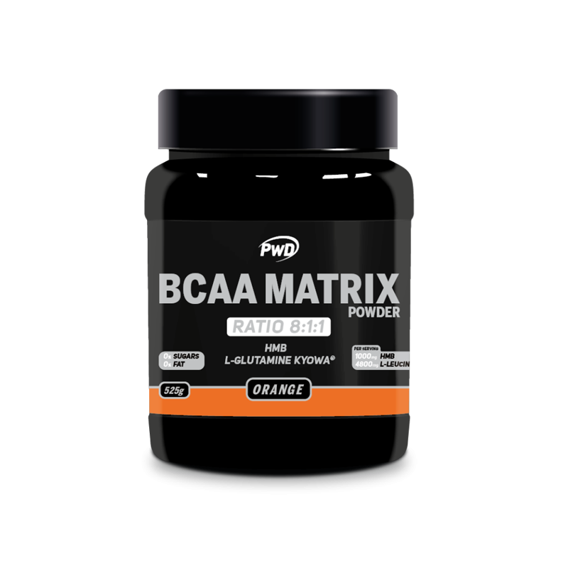 BCAA Matrix Sabor Naranja PWD Nutrition, 525 gr.