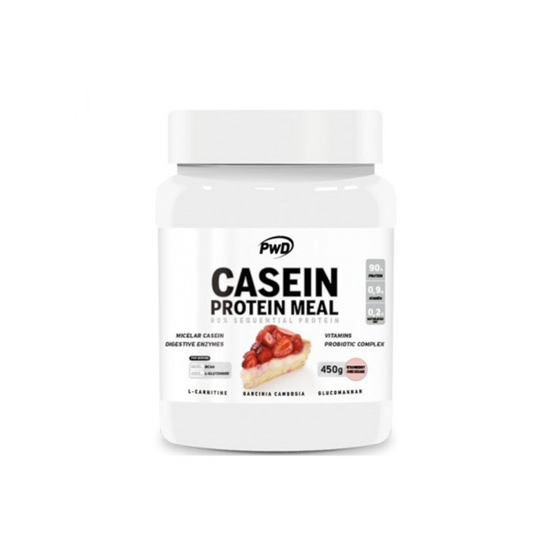Casein Protein Meal Tarta de Queso PWD Nutrition, 450 gr.