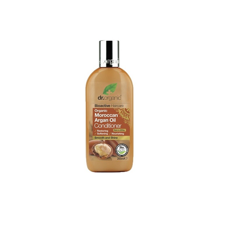 Acondicionador coco orgánico Dr. Organic, 265 ml.