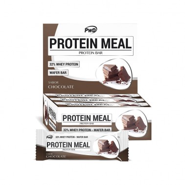 Protein Meal Chocolate PWD Nutrition, 12 barritas