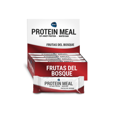Protein Meal Frutas del Bosque PWD Nutrition, 12 barritas