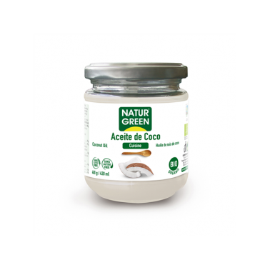 Aceite de Coco Cuisine NaturGreen Bio, 400 gr.