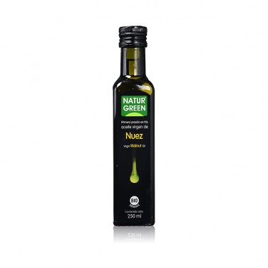 Aceite de Nuez 1a presión en frío NaturGreen Bio, 250 ml.