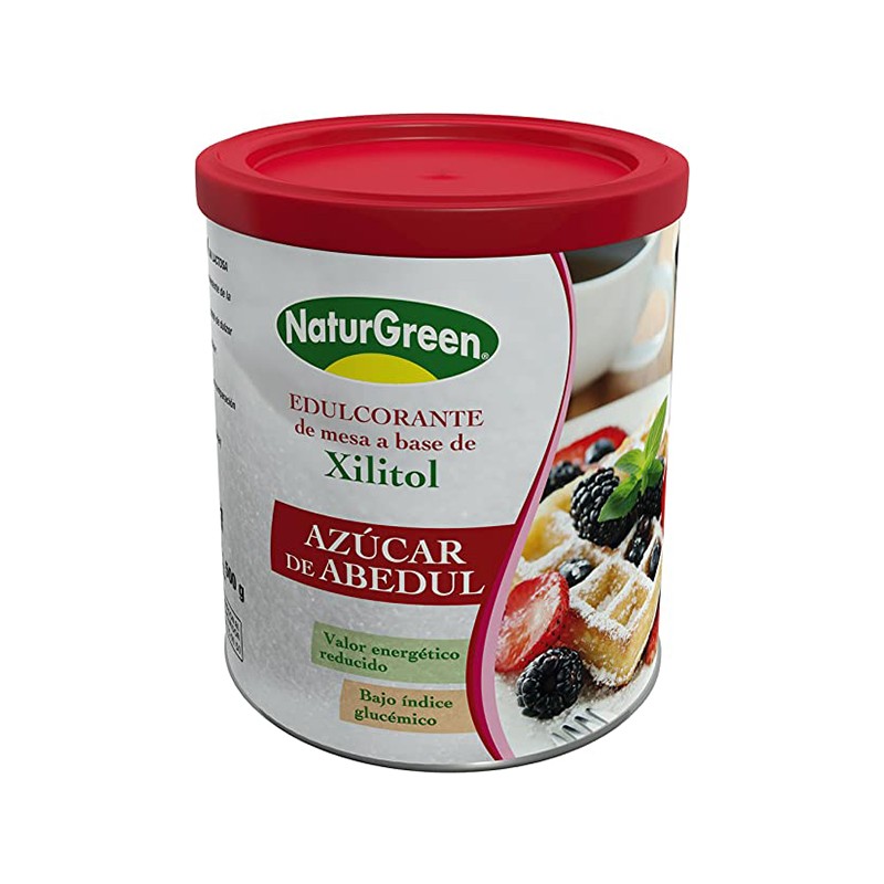 Azucar de Abedul Xilitiol NaturGreen Bio, 500 gr.