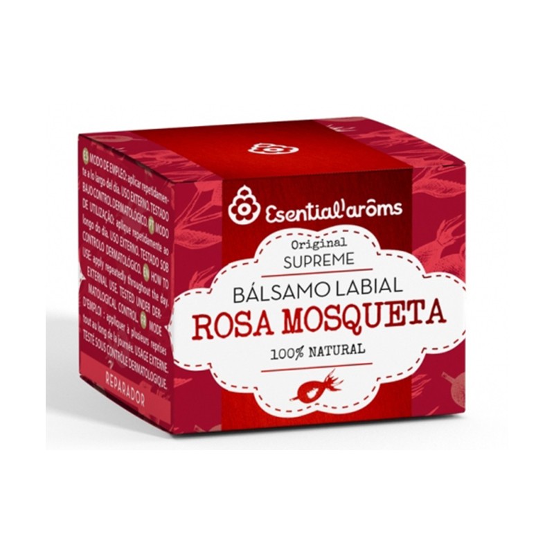 Bálsamo Labial con Rosa Mosqueta Esential Aroms, 5 grs.