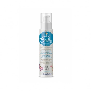 Polvo de Arroz Fluido BEBE Esential Aroms, 100 ml.