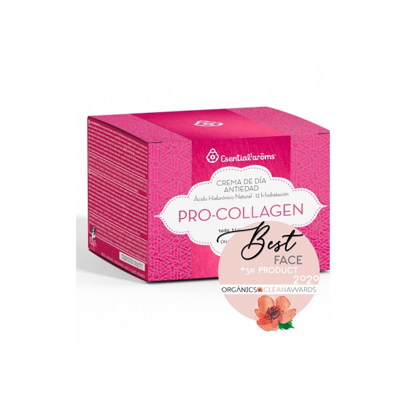 Pro-Collagen Crema de Día Antiedad Esential Aroms, 50 ml.
