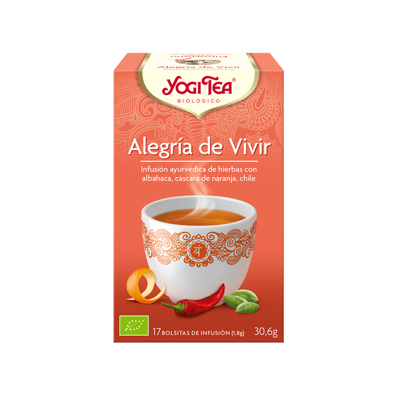 Alegria de Vivir Yogi Tea, 17 bolsitas