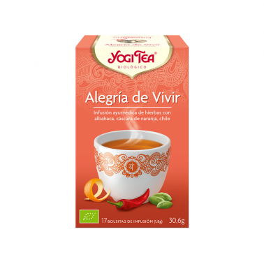 Alegria de Vivir Yogi Tea, 17 bolsitas