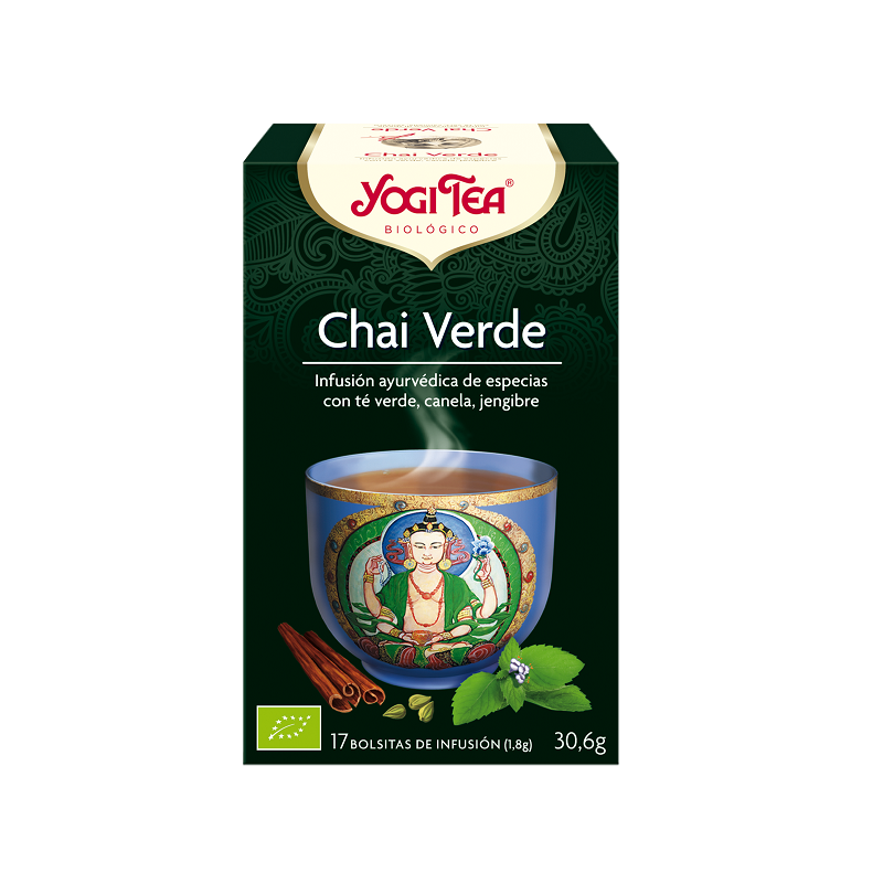 Chai Verde Yogi Tea, 17 bolsitas