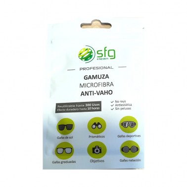 Gamuza Microfibra Anti-vaho SFG Clean, 1 un.